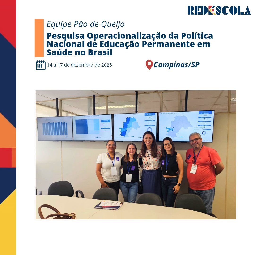 redescola's tweet photo. 📍 Campo da Pesquisa - Campinas
Entre os dias 14 e 17 de dezembro, a pesquisa “Operacionalização da Política Nacional de Educação Permanente em Saúde no Brasil” esteve em Campinas, São Paulo
https://t.co/Hb9wl32SJ4 https://t.co/Wg99t2uBAU