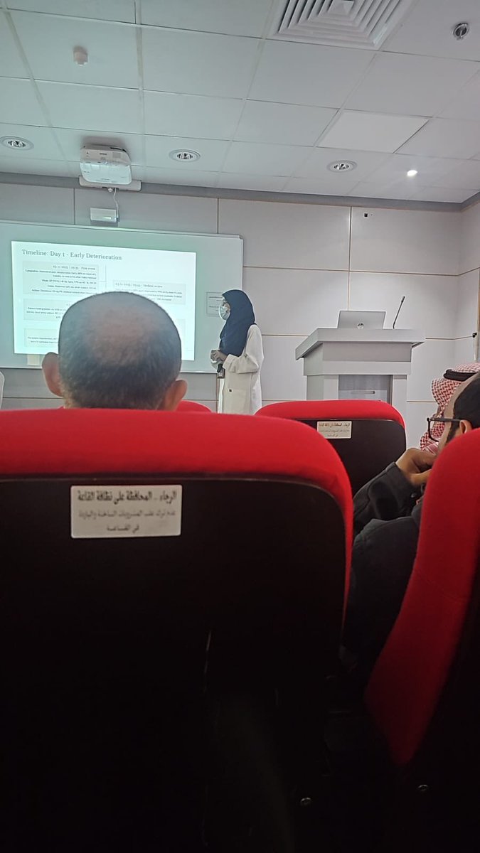 GynOb63095's tweet photo. ✨ Morbidity &amp; Mortality Case Discussion ✨
A thoughtful and insightful case was presented today by Dr. Fatimah BuMouza 👩‍⚕️📊
Great discussion highlighting clinical judgment, learning points, and patient safety 💡🩺 https://t.co/2j7znc3toq