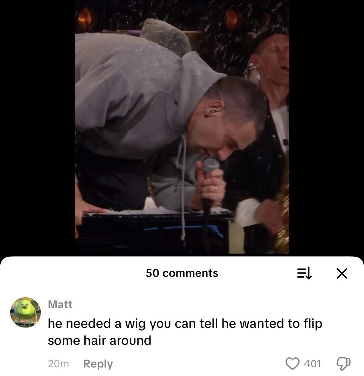 in the club shaking my bald to the beat of mcpdc