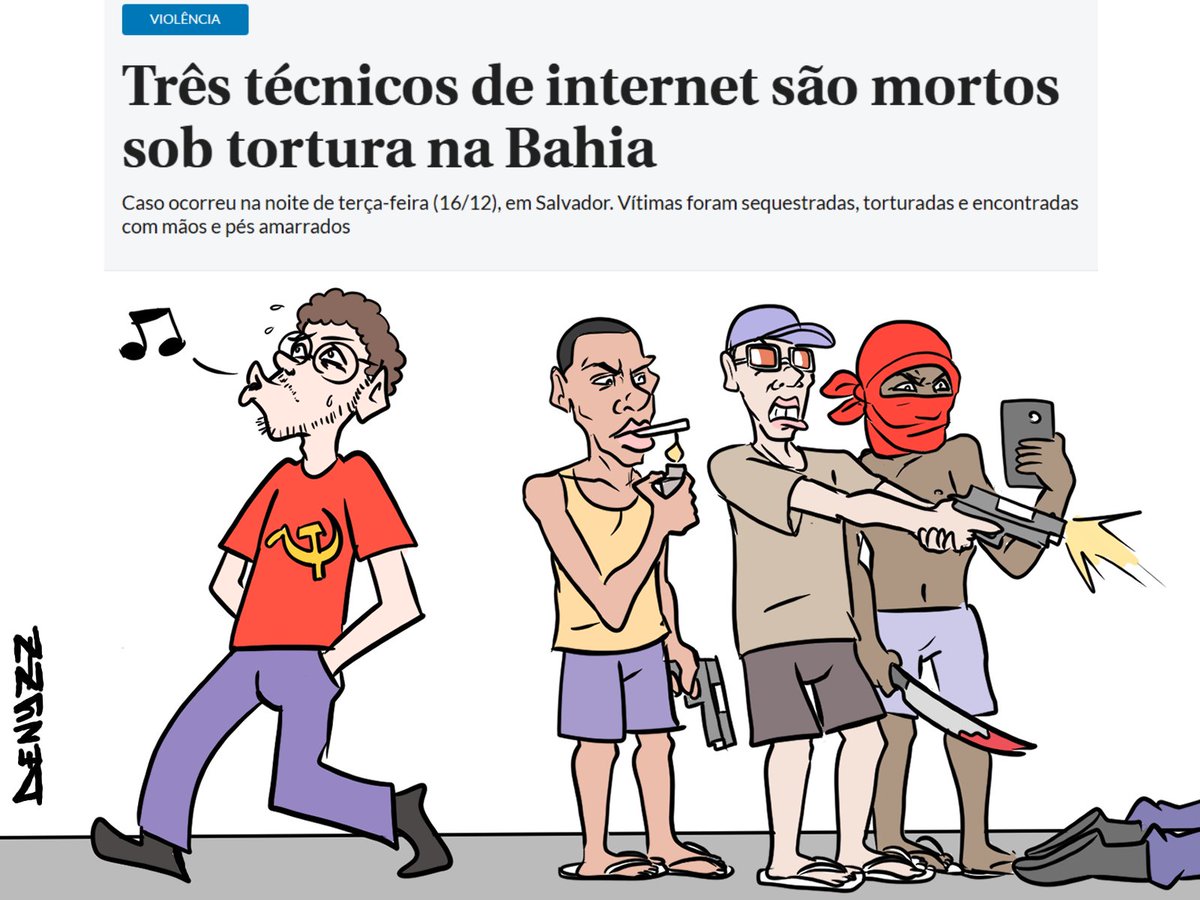denyzz90's tweet photo. Já que nenhum cartunista ou chargista, ou pessoal de esquerda não vai comentar nada sobre o caso, pois estão mais preocupado com o perigo redpill e questões de gênero, deixa que eu faço https://t.co/aG8cZ23RQH