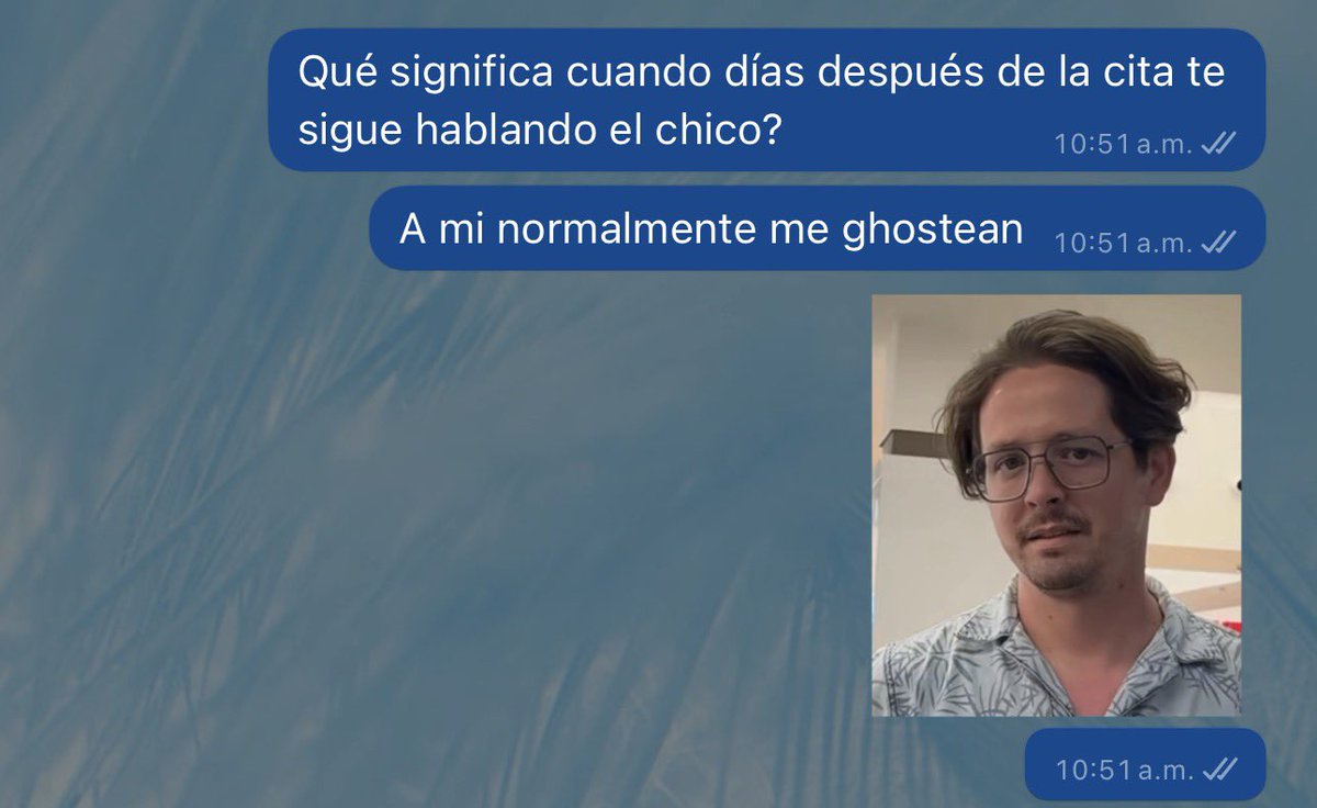 Perdón, mis traumas.