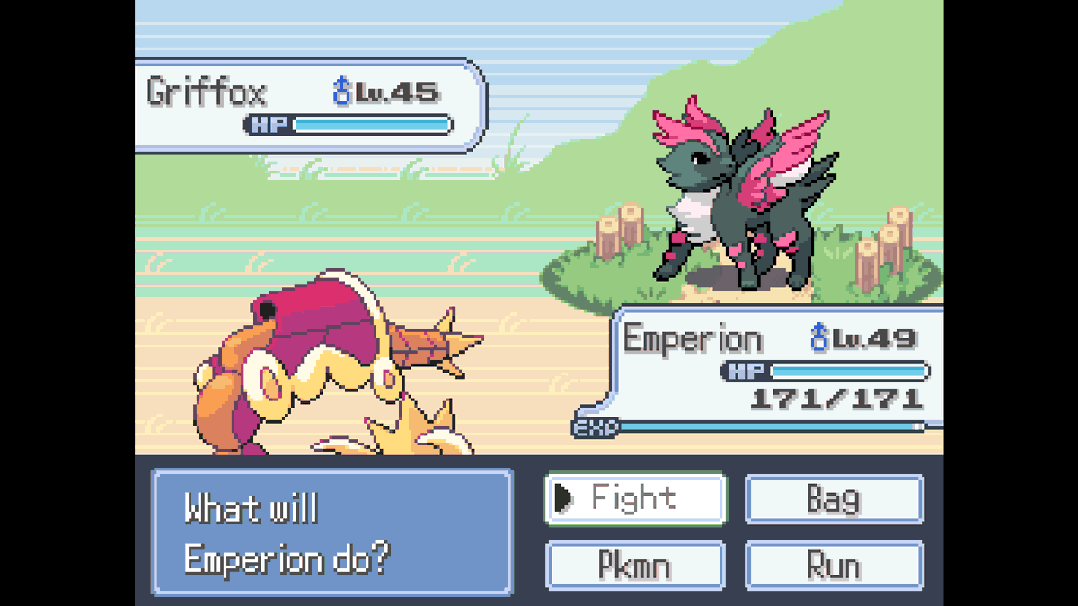 In the next update of Pokemon Myth 2, you will be given the opportunity to encounter the Mythical Pokemon, Griffox!  

Griffox is Fairy/Dark-Type Pokemon!   

Will you be attempting to capture Griffox?