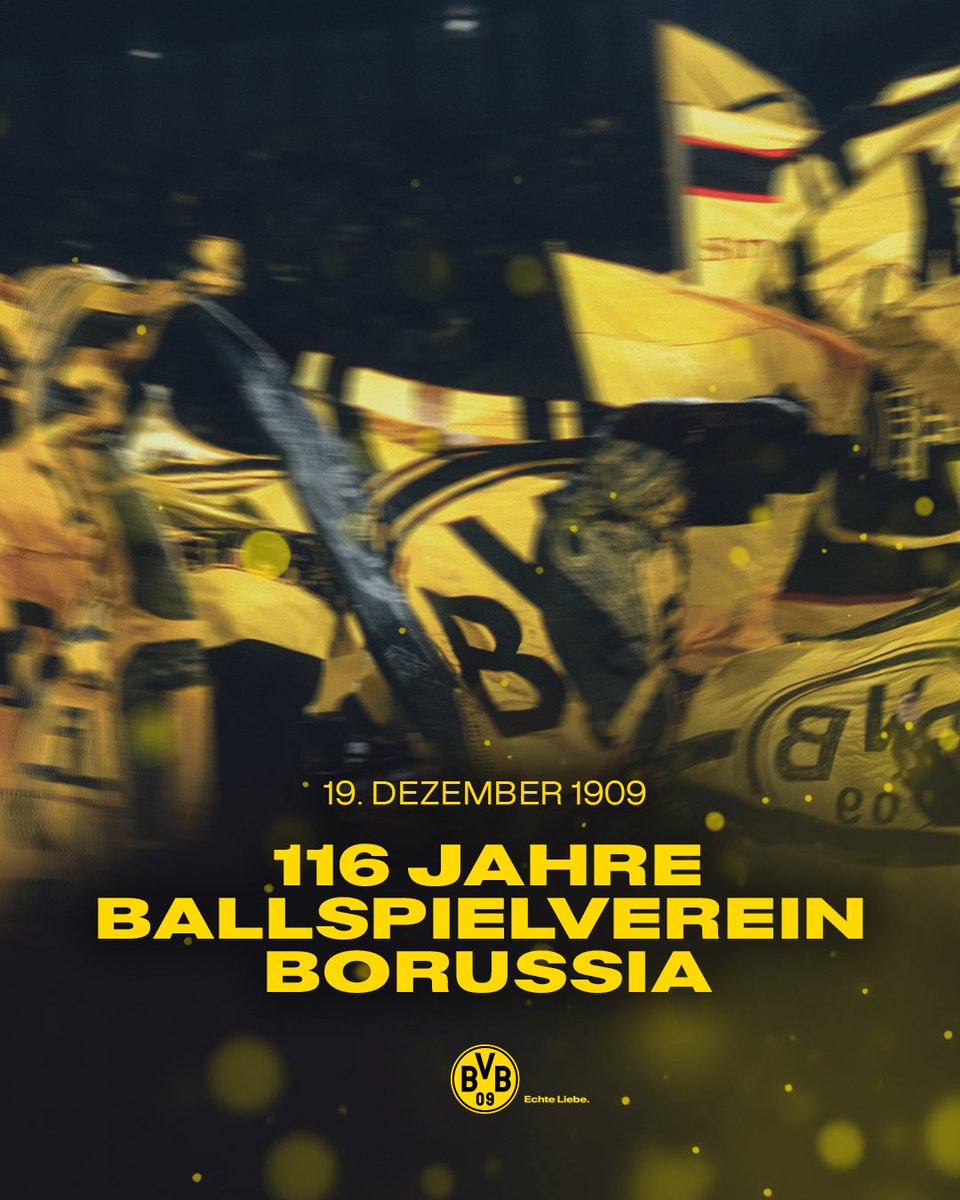 🥳 116 Jahre Borussia Dortmund! 💛
