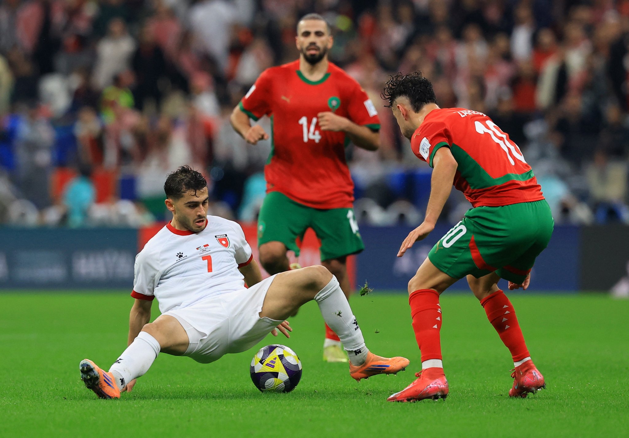 الدقيقة 64.. ركلة جزاء لـ"النشامى" #الأردن_المغرب 