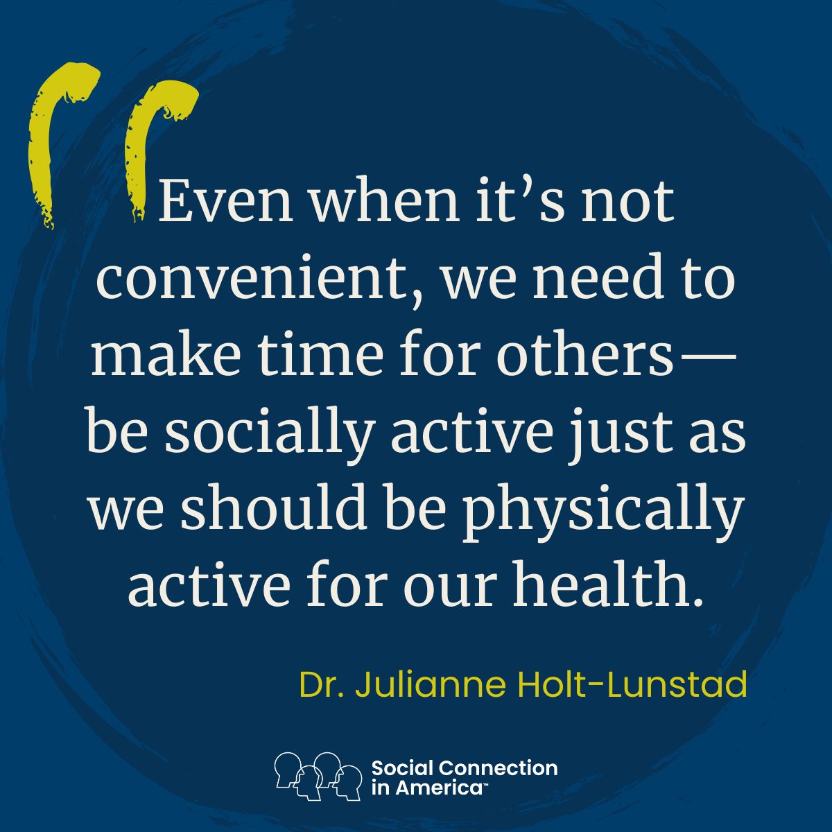 jholtlunstad's tweet photo. Being socially active is just as important for our health as being physically active. #SocialConnectionInAmerica's first report shows how people across the country are connecting—and where disconnection is taking hold. https://t.co/FB5OsM6viJ #loneliness #socialconnection https://t.co/lS5hlQayop