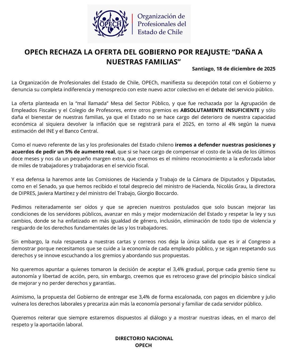 Asociación Nacional de Fiscales de Chile tweet media