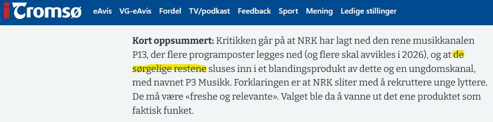 De sørgelige restene tweet media