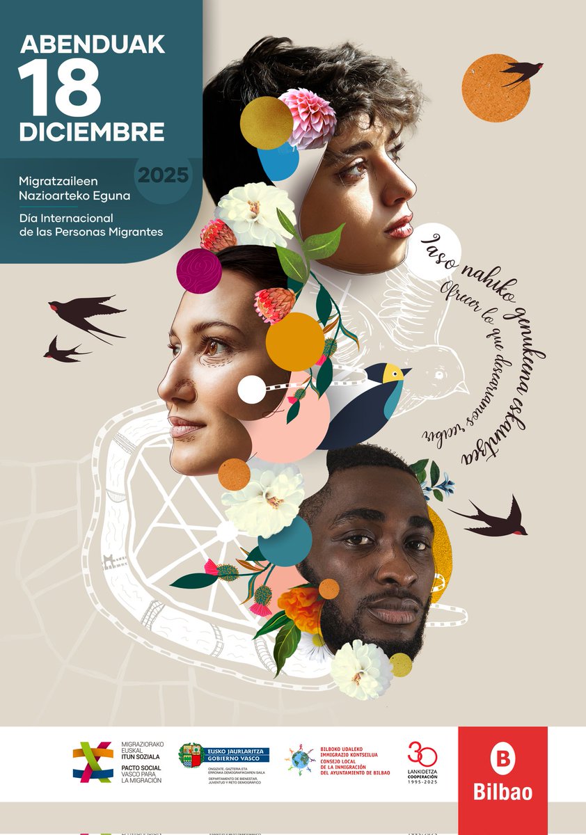 Migratzaileen nazioarteko egun honetan Bilboko Udalak eta Bilboko Inmigrazio Kontseiluak euren sarien banaketa burutu dabe

Mulisol y la Fundación Ellakuria han sido galardonadas por su trabajo en la inclusión y acogida de personas migrantes en #Bilbao. Zorionak zuen lanagatik!