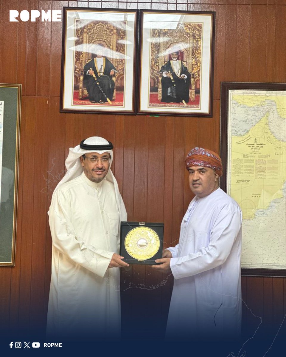 ROPME's tweet image. ROPME Executive Secretary visits the Marine and Fisheries Science Center in Oman 

The Executive Secretary of ROPME, Dr. Mohamed Dawoud Al-Ahmad, devoted a meeting with the Director General of Fisheries Research and his team at the Center which is following the Ministry of…