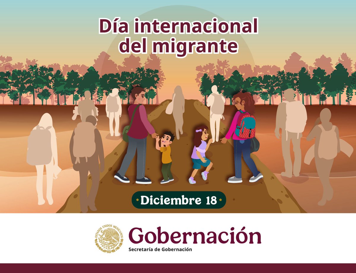 rosaicela_'s tweet photo. En el #DíaInternacionalDelMigrante hacemos un llamado a respetar a todas las personas que dejaron su país de origen en busca de mejores condiciones de vida. El @GobiernoMX tiene una política humanista y respeta el derecho a la movilidad. https://t.co/qNqzPTKHIp