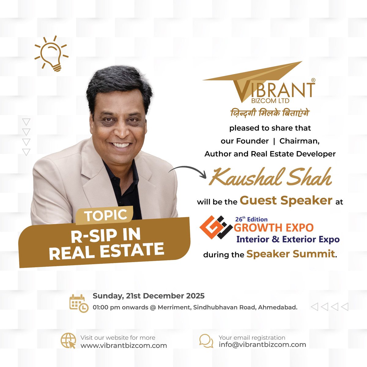 crownkaushal1's tweet photo. #vibrant #guestspeaker #lothal #dholera #nmhc #kaushalshah https://t.co/cc3OGIGcgq