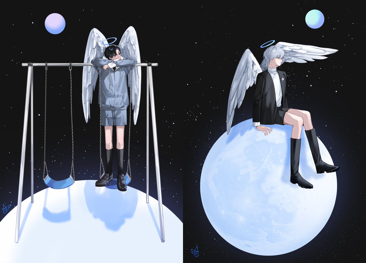 เป็นรูปคู่ด้วยความตั้งใจค่ะ 🌗(T=T)