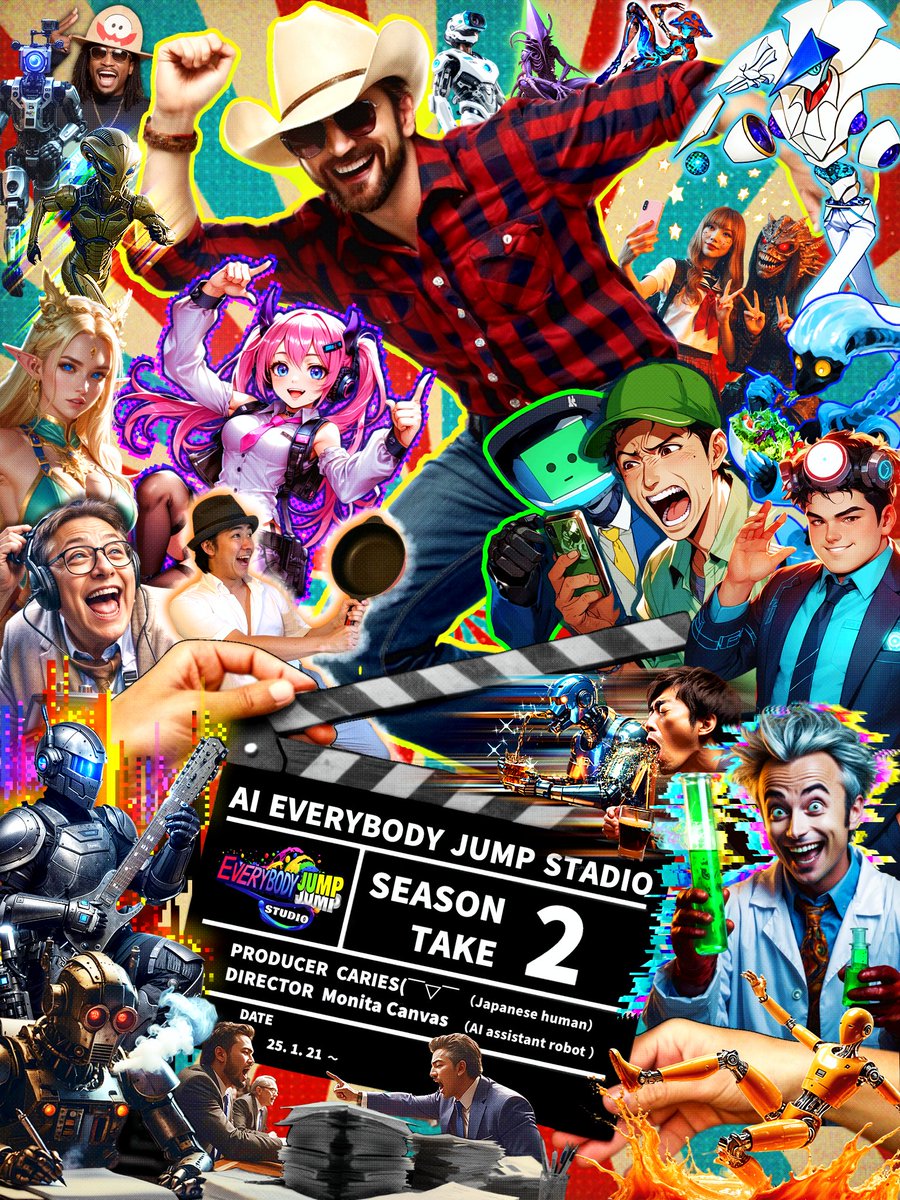 AI Everybody Jump studio🤖😃 tweet media