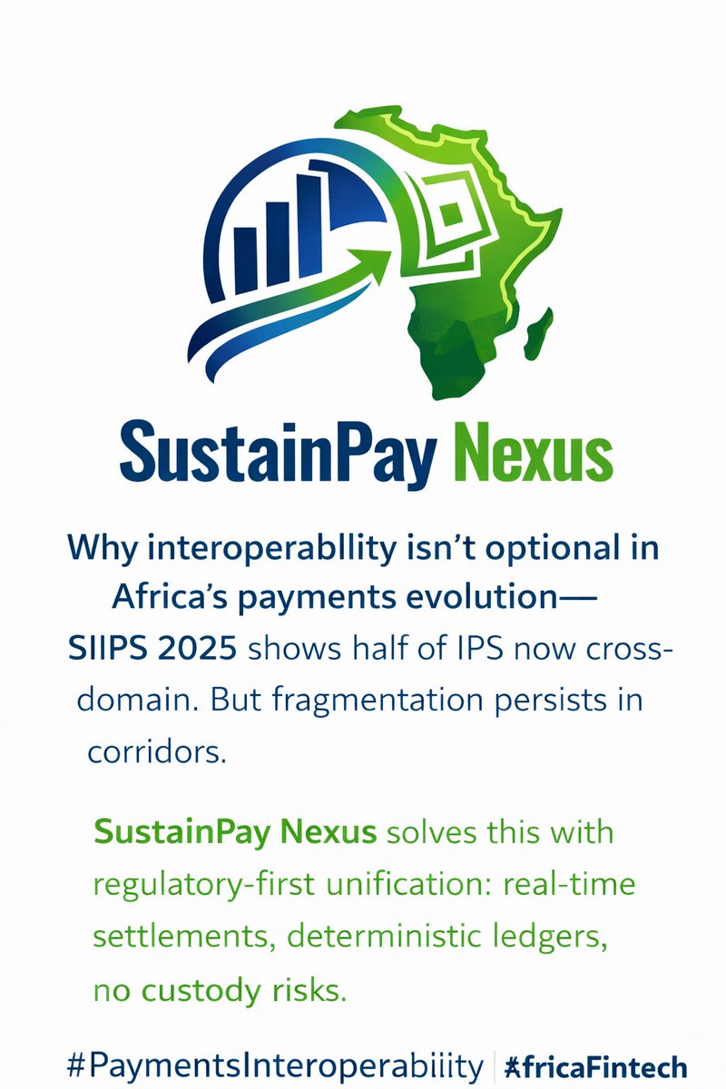 Why interoperability isn't optional in Africa's payments evolution, SIIPS 2025 shows half of IPS now cross-domain.  #PaymentsInteroperability #AfricaFintech"