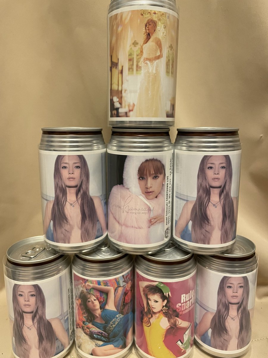 浜崎あゆみ ayu缶 9本セット！ 浜崎あゆみ オリジナルラベル缶 ayu缶 2種セット - メルカリ