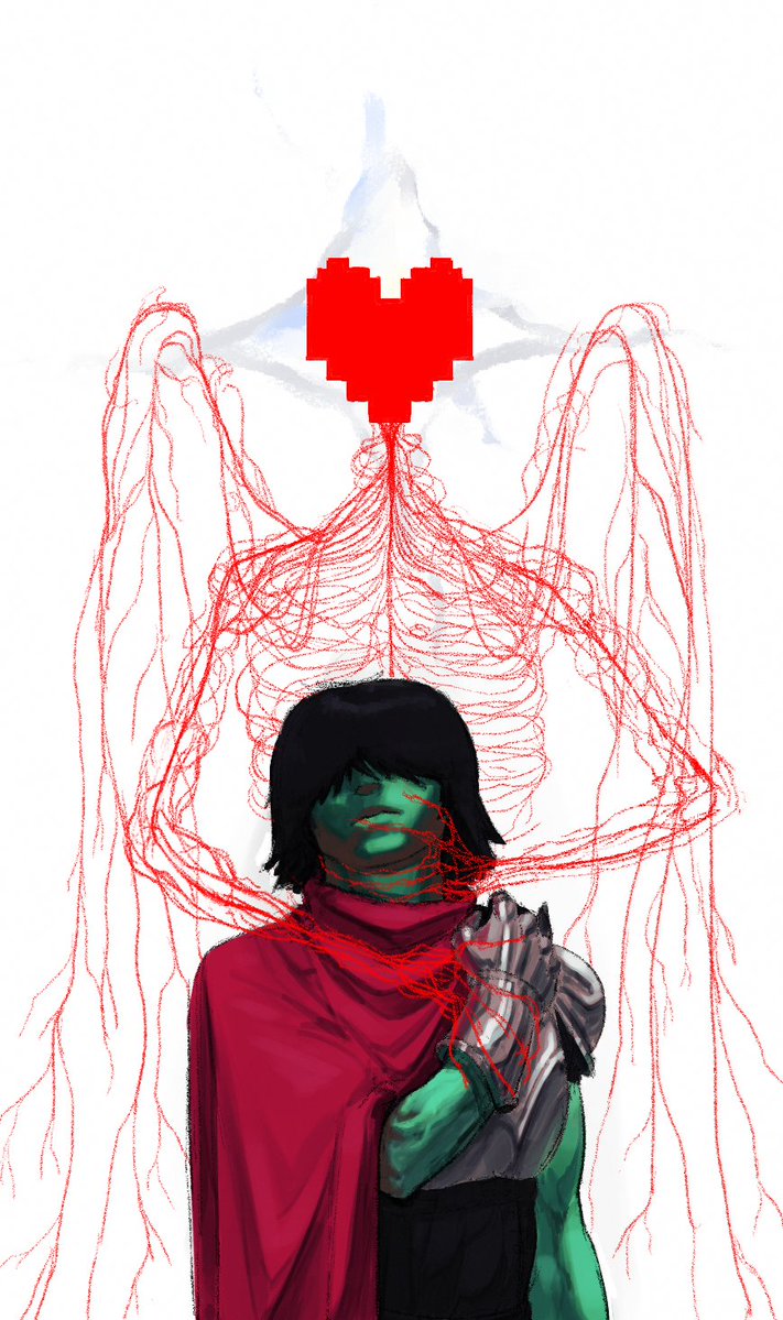 outofuniform510's tweet image. Suffocating influence #DELTARUNE