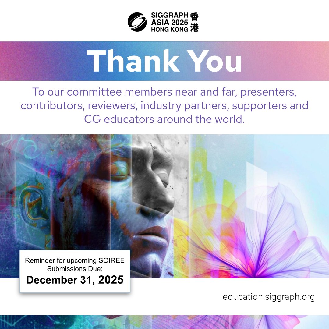 ACM SIGGRAPH Education Committee tweet media