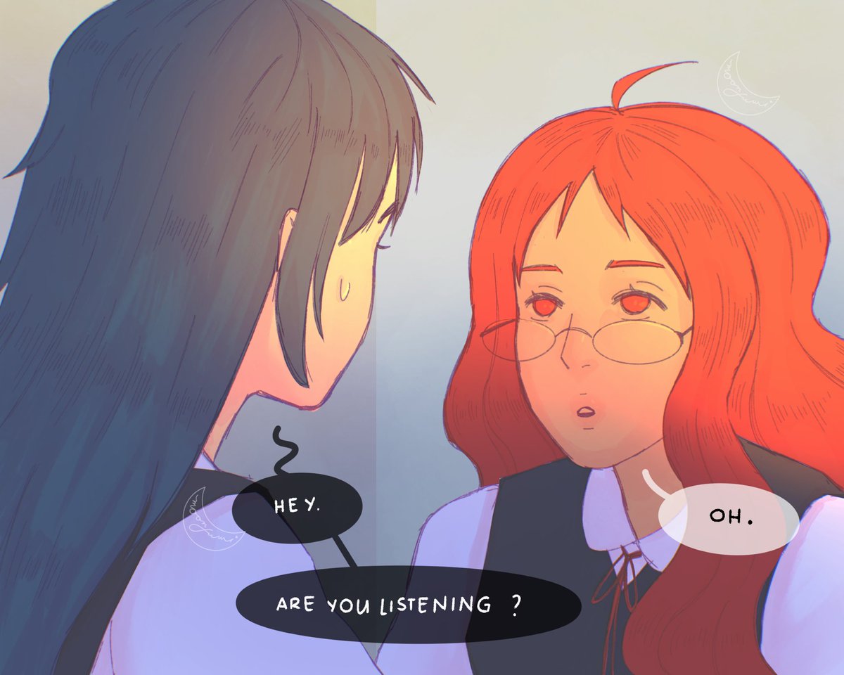 moonjuwi_'s tweet photo. Is it gay to think your classmate’s kinda (super) pretty…

Unfriendly Fear Part 4 [1/2] #artph #wlw https://t.co/NgPxBIyivL
