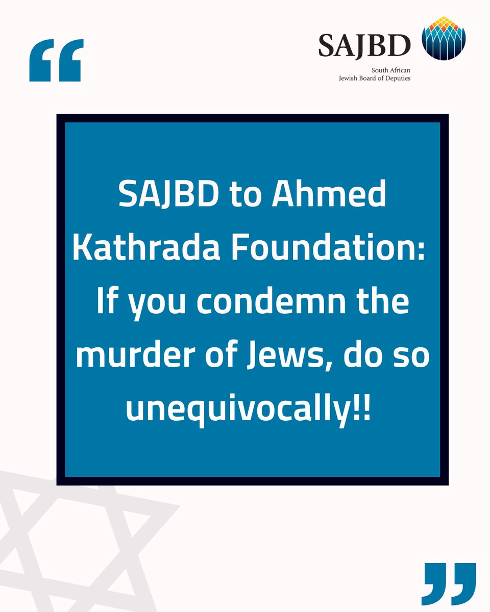 SA Jewish Board tweet media