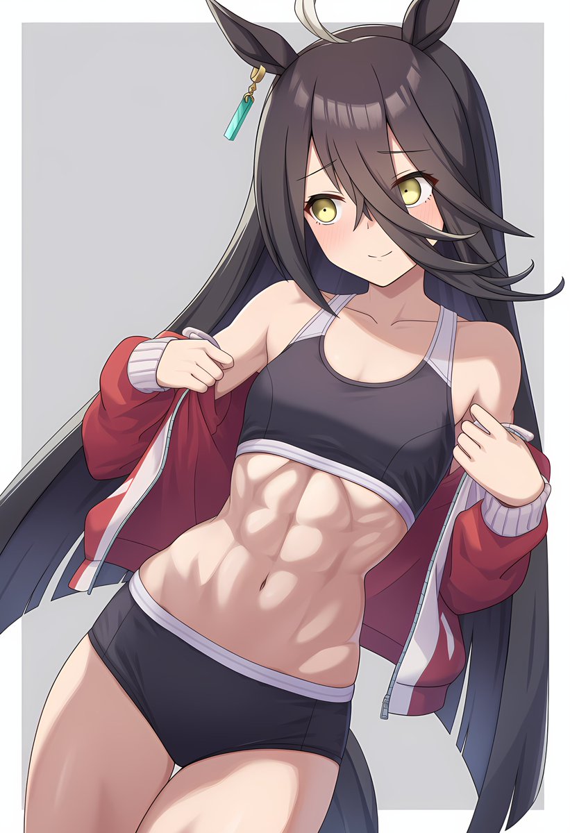 top_uma_illust's tweet image. Manhattan Cafe / マンハッタンカフェ - SFW