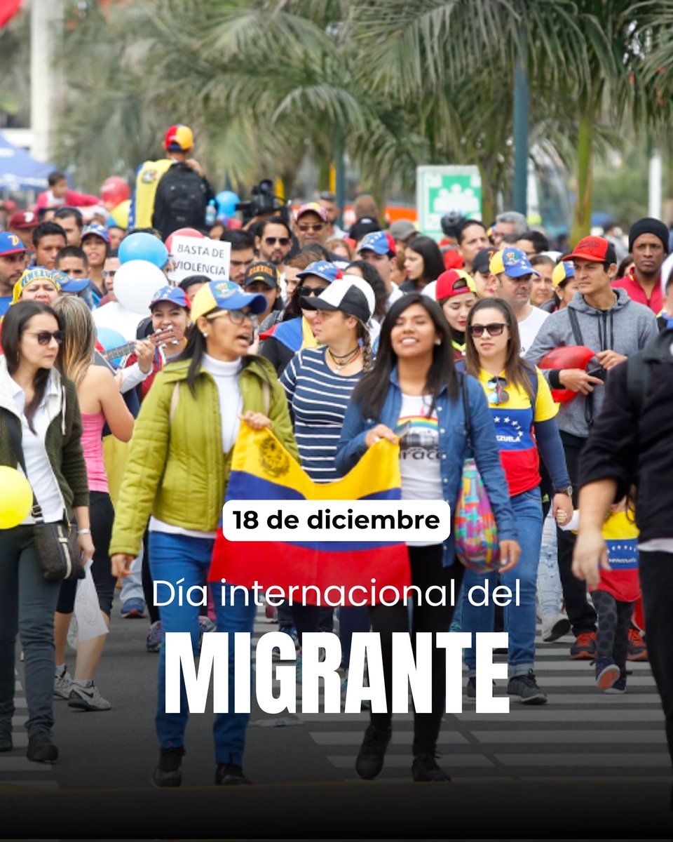 A todos nuestros conciudadanos venezolanos que están fuera. Nos unen los recuerdos, el amor familiar y la certeza que nos volveremos a encontrar. Desde Venezuela seguimos dando lo mejor de nosotros por el reencuentro de todos los venezolanos.