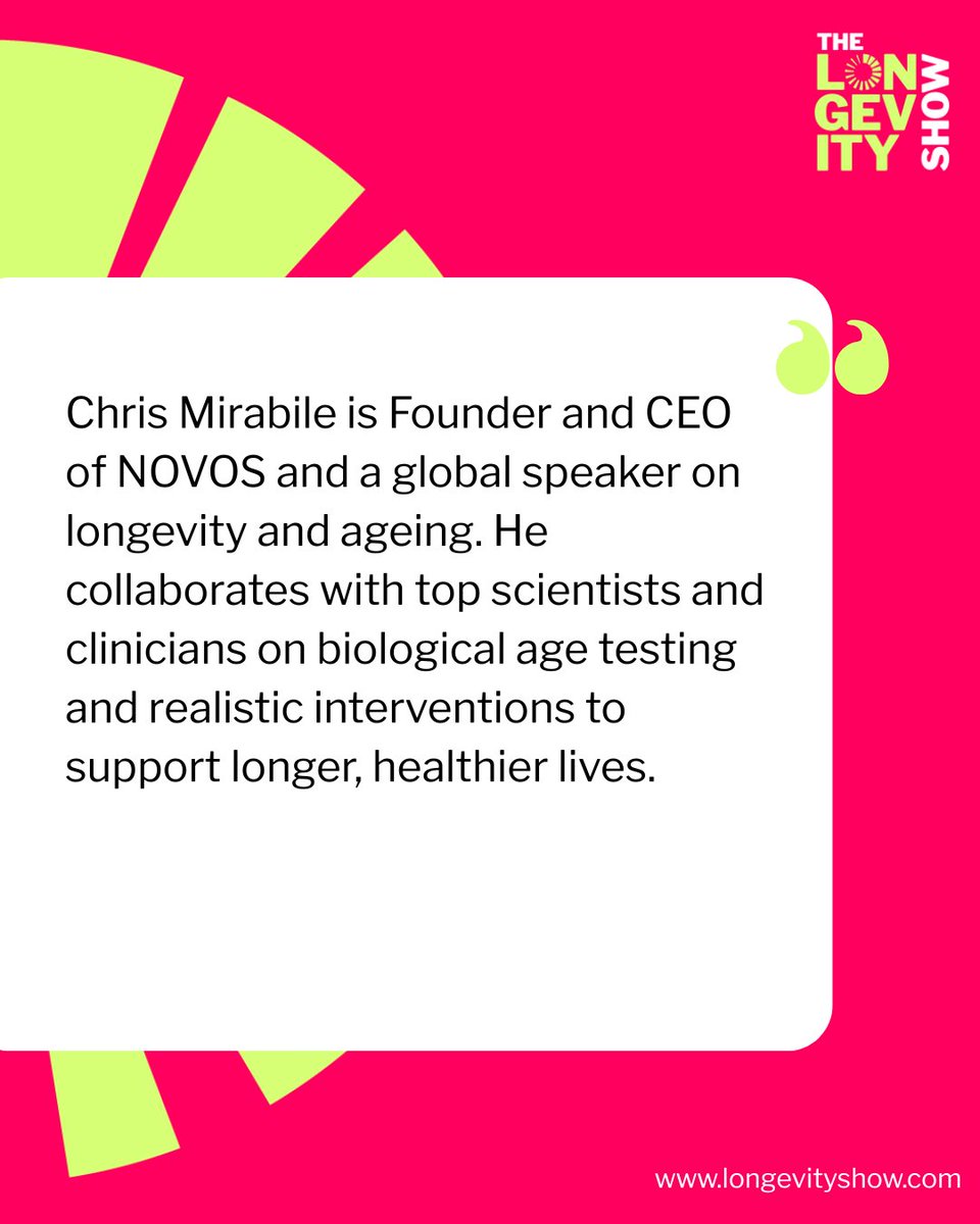 The Longevity Show tweet media