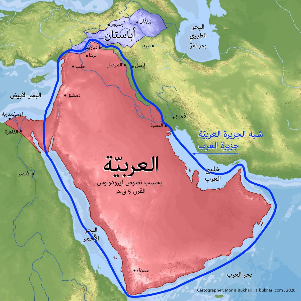 في يوم اللغة العربية..

هذه هي (العربية)، بقعة جغرافية تحمل اسم لغة شعبها، من هنا انطلقت لغة العرب للعالم، لتصبح خامس أكبر لغة بعدد المتحدثين في العالم بواقع نصف مليار متحدث، بالإضافة إلى ملياري متحدثٍ بها في العبادات كمسلمين.

العربية كمنطقة: تمتد من الحدود بين العراق وسوريا من
