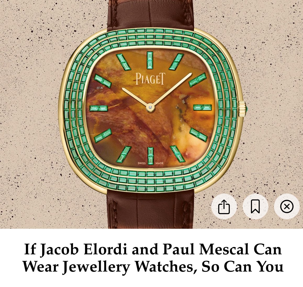 LuxuryWatchGuy1's tweet image. Diamond watches are getting killed so the luxury watch cabal has to do their thing..don’t fall for the propaganda