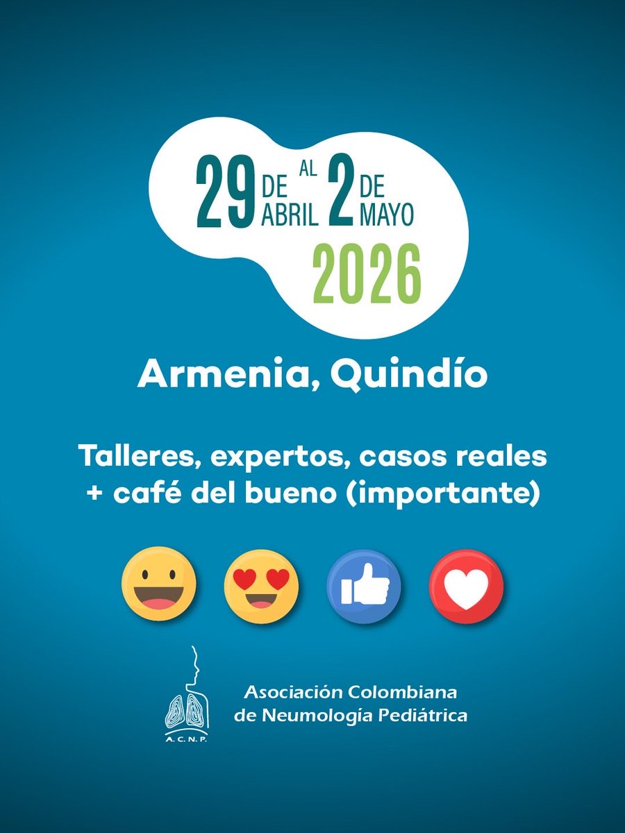 Te esperamos en el XVI Congreso Colombiano de Neumología y Asma Infantil y en el V Congreso de Fibrosis Quística, un encuentro para actualizar conocimientos, compartir experiencias y seguir fortaleciendo la atención en neumología pediátrica.

¡Inscríbete!