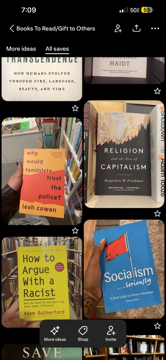 GeauxGabrielle's tweet photo. If anyone wants to start reading more in 2026, I have a Pinterest board of extremely niche and weird and historical topics of books. 

From skincare to African female rulers to how religion and capitalism intersect to ROMANCE novels and all that intersects https://t.co/ftPFIG904g https://t.co/AQ1Rach3ho
