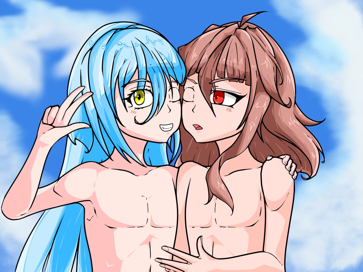 TophToy's tweet photo. Rimuru and Iggy https://t.co/sSZTgfL1CX