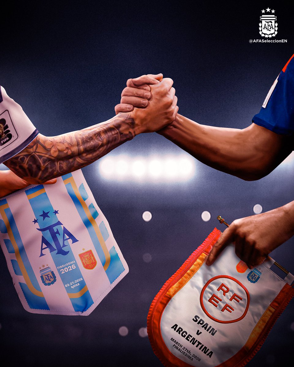 AFASeleccionEN's tweet image. Lusail. March 27th. 𝐓𝐡𝐞 𝐅𝐢𝐧𝐚𝐥𝐢𝐬𝐬𝐢𝐦𝐚.

Take note 🗓️🏆