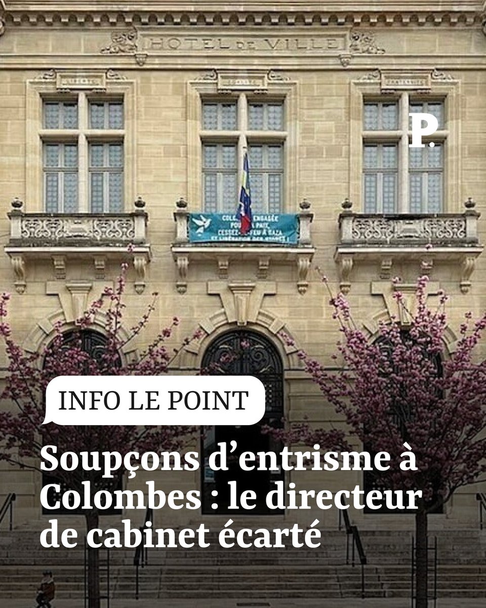 🔴 INFO LE POINT. À 4 mois des élections municipales, le directeur de cabinet de la mairie de Colombes (Hauts-de-Seine) Stéphane Tchouhan écarté et remplacé.

Par <a href="/Barto_Simono/">Bartolomé Simon</a>
➡️ l.lepoint.fr/13w