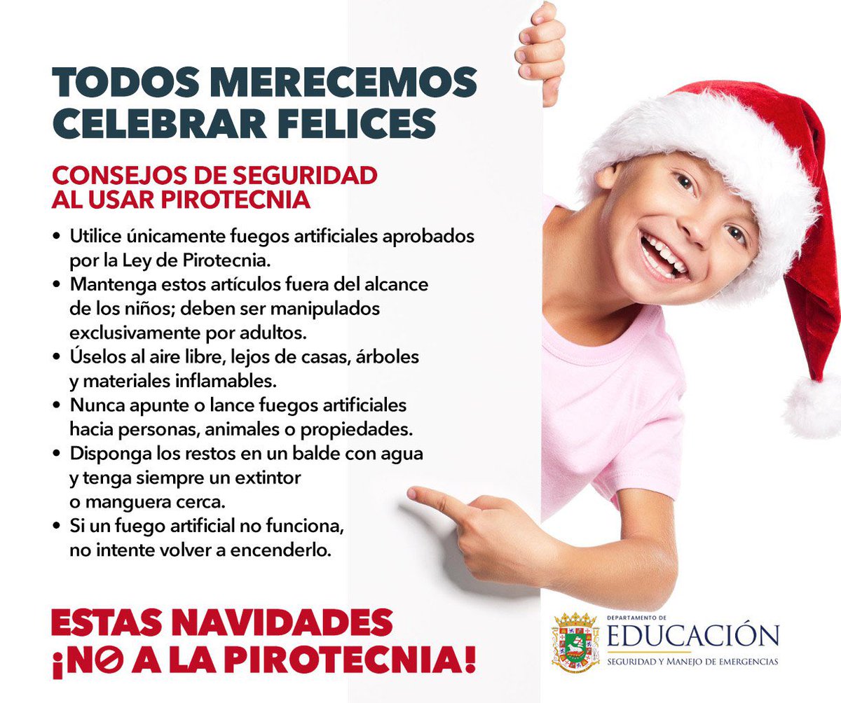 Disfrutemos de las fiestas de forma segura y cuidando a nuestras familias. 🎄 #SaberSalvaVidas #Navidad