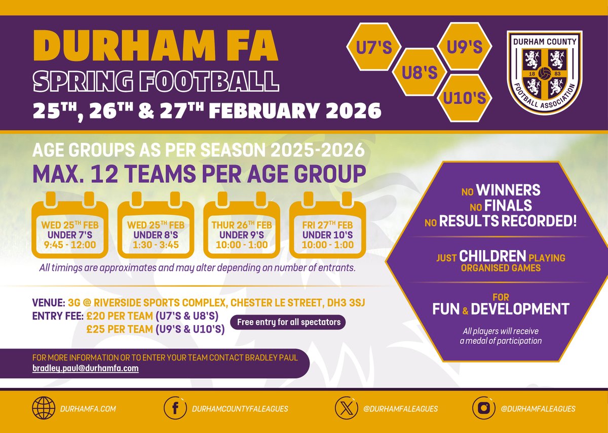 𝘿𝙪𝙧𝙝𝙖𝙢 𝙁𝘼 𝙇𝙚𝙖𝙜𝙪𝙚𝙨 ⚽️ tweet media