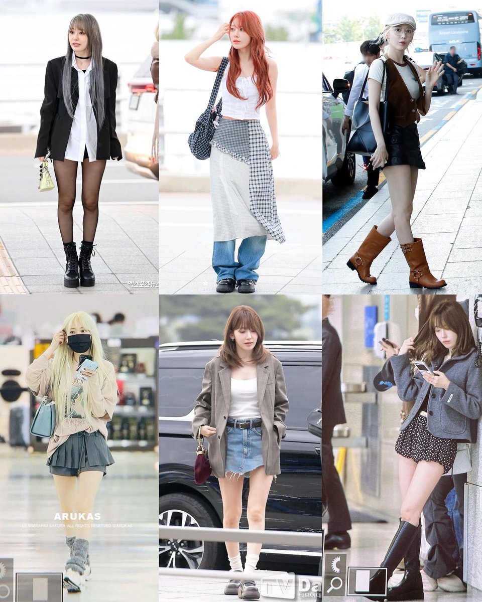 Sakura’s airport fashion