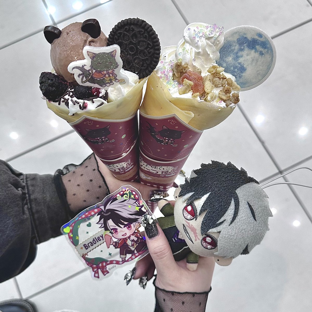 マリオンクレープ！♥️🎀🍓🌕🐈‍⬛ 特典とアクリル神引きで神 今回の