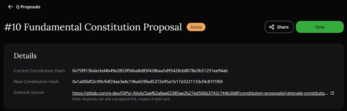 Q Blockchain tweet media