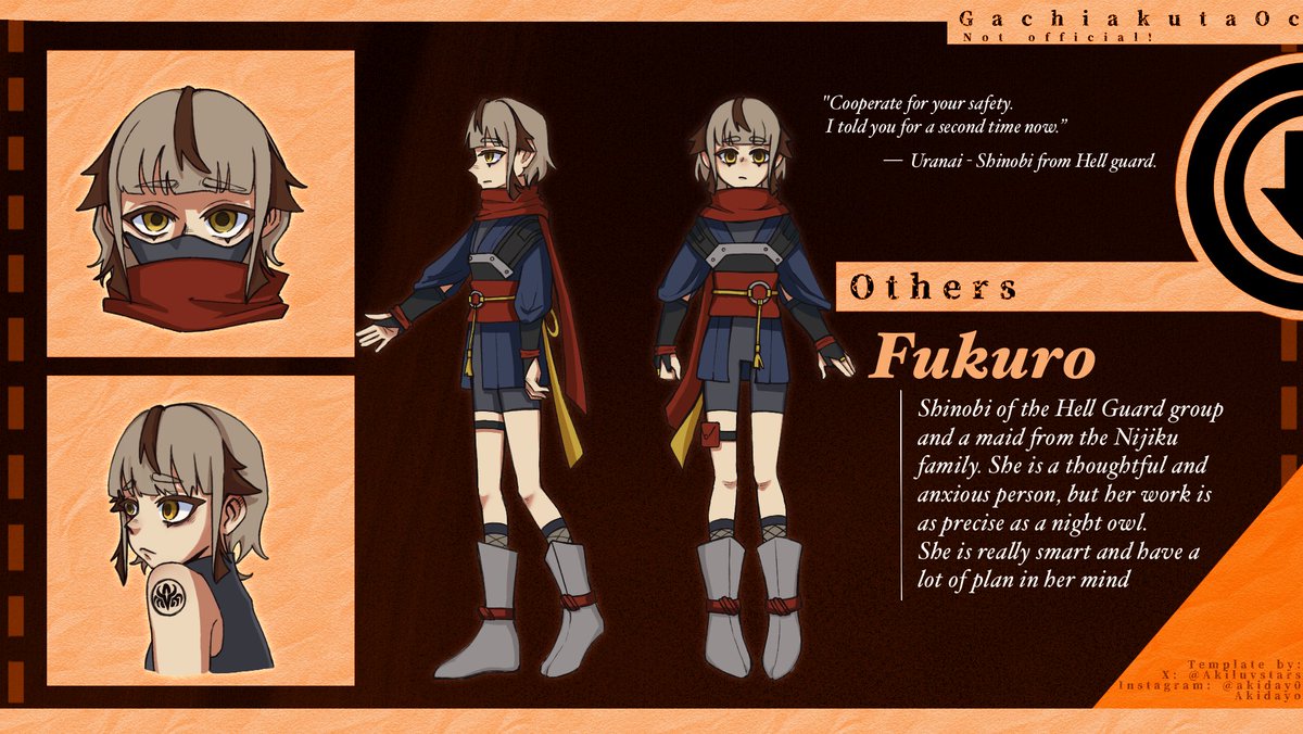 Finally!!

Fukuro🦉🥷🏻 - Hell guard oc
#gachiakutaoc #gachioc #hellguardoc