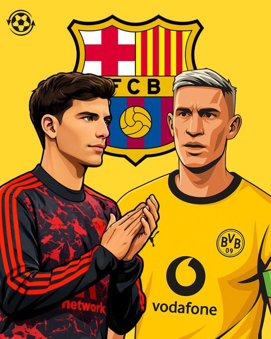 podatech99's tweet image. 🚨 Barcelona are exploring multiple options to strengthen the left side of their defence, with Aston Villa’s 28-year-old Spain international Pau Torres and Borussia Dortmund’s 26-year-old Germany centre-back Nico Schlotterbeck both on their shortlist. 

(Source: ESPN)