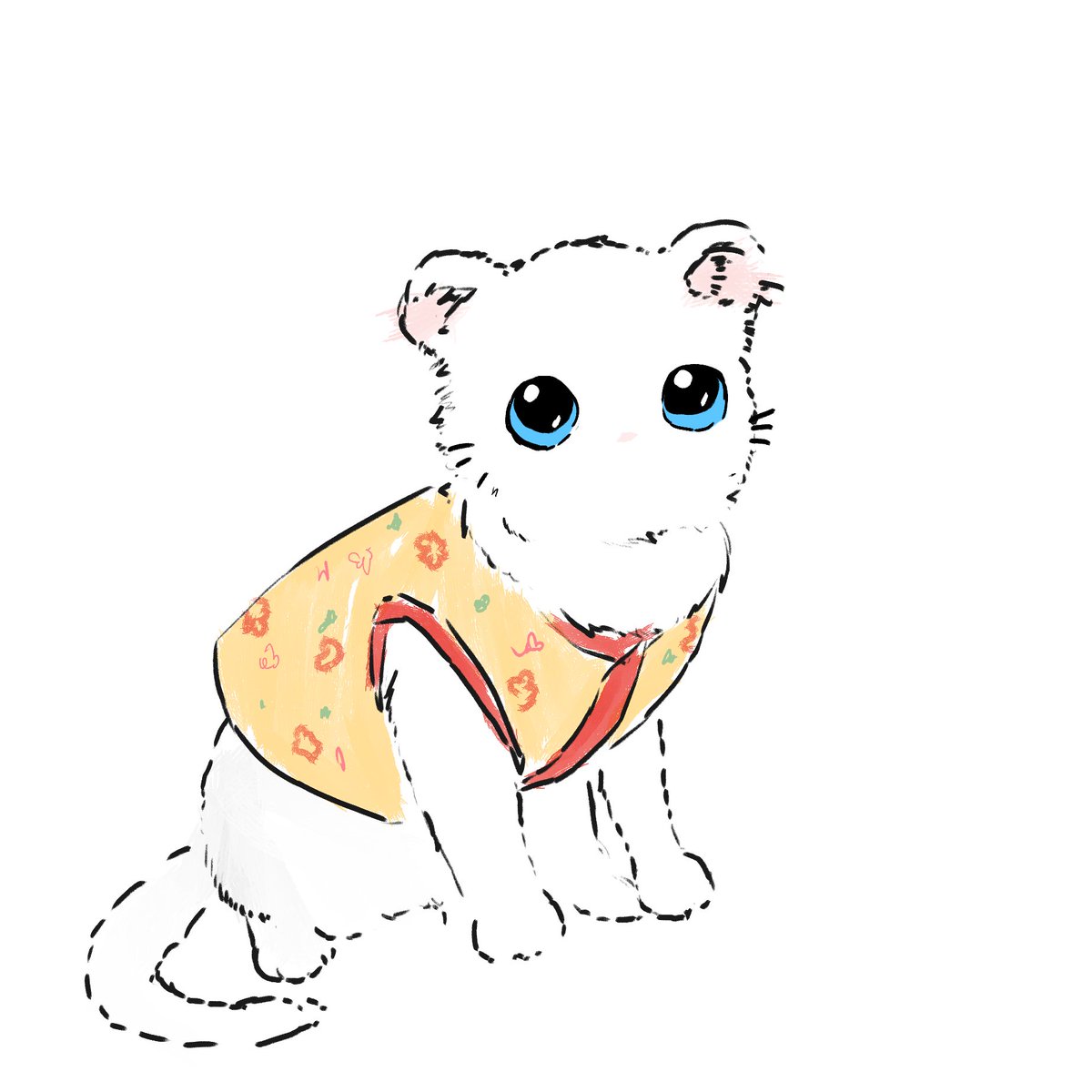 밀크 겨울옷 장만했다