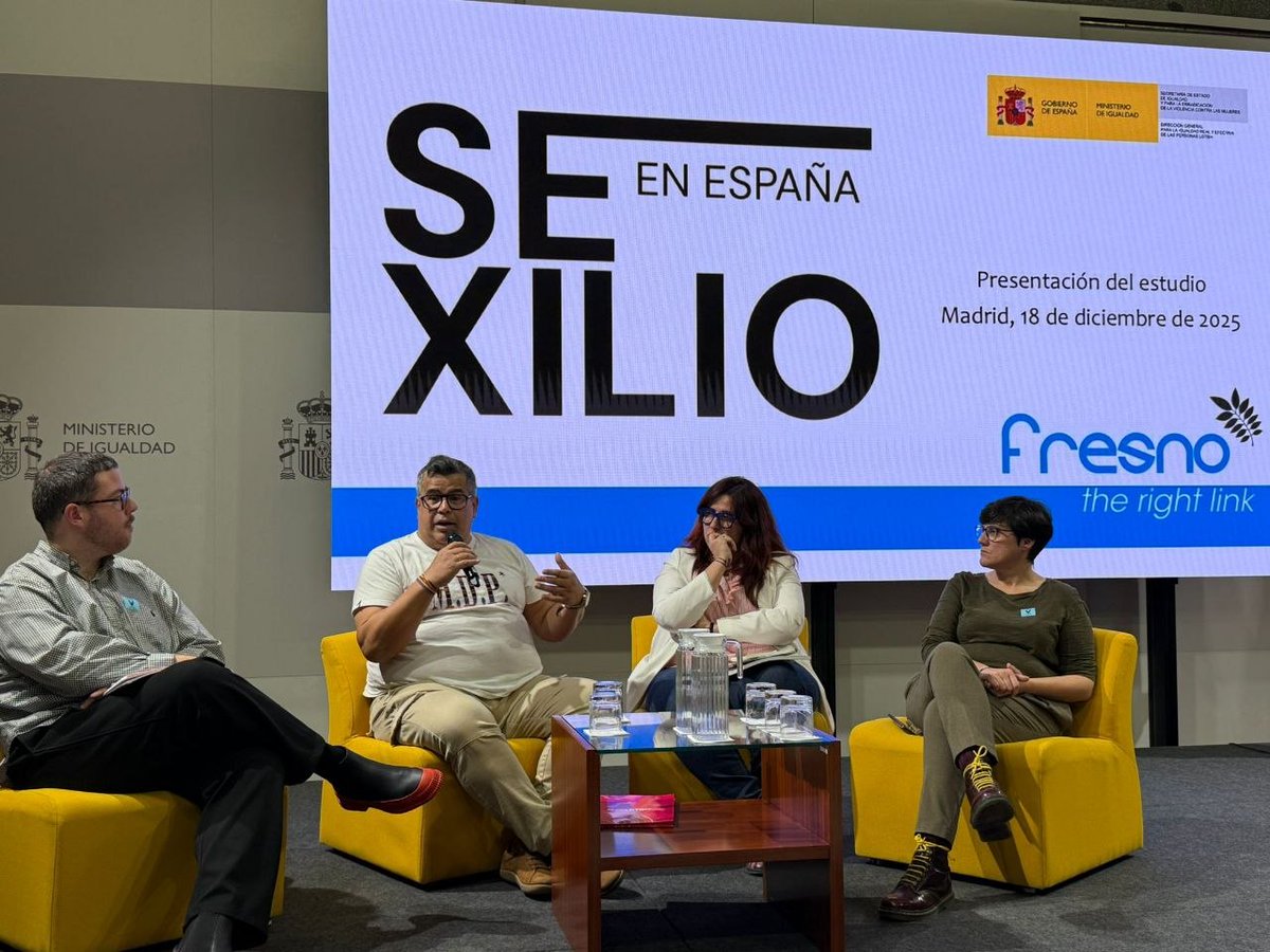 FELGTBI's tweet image. 🌈Jesús Muñoz, de nuestra ejecutiva, ha estado en el @IgualdadGob hablando del sexilio  y de la necesidad de abordar este fenómeno que afecta al colectivo

Y es que miles de personas LGTBI+ se ven forzadas a abandonar sus casas, familias y pueblos para poder vivir sin esconderse.