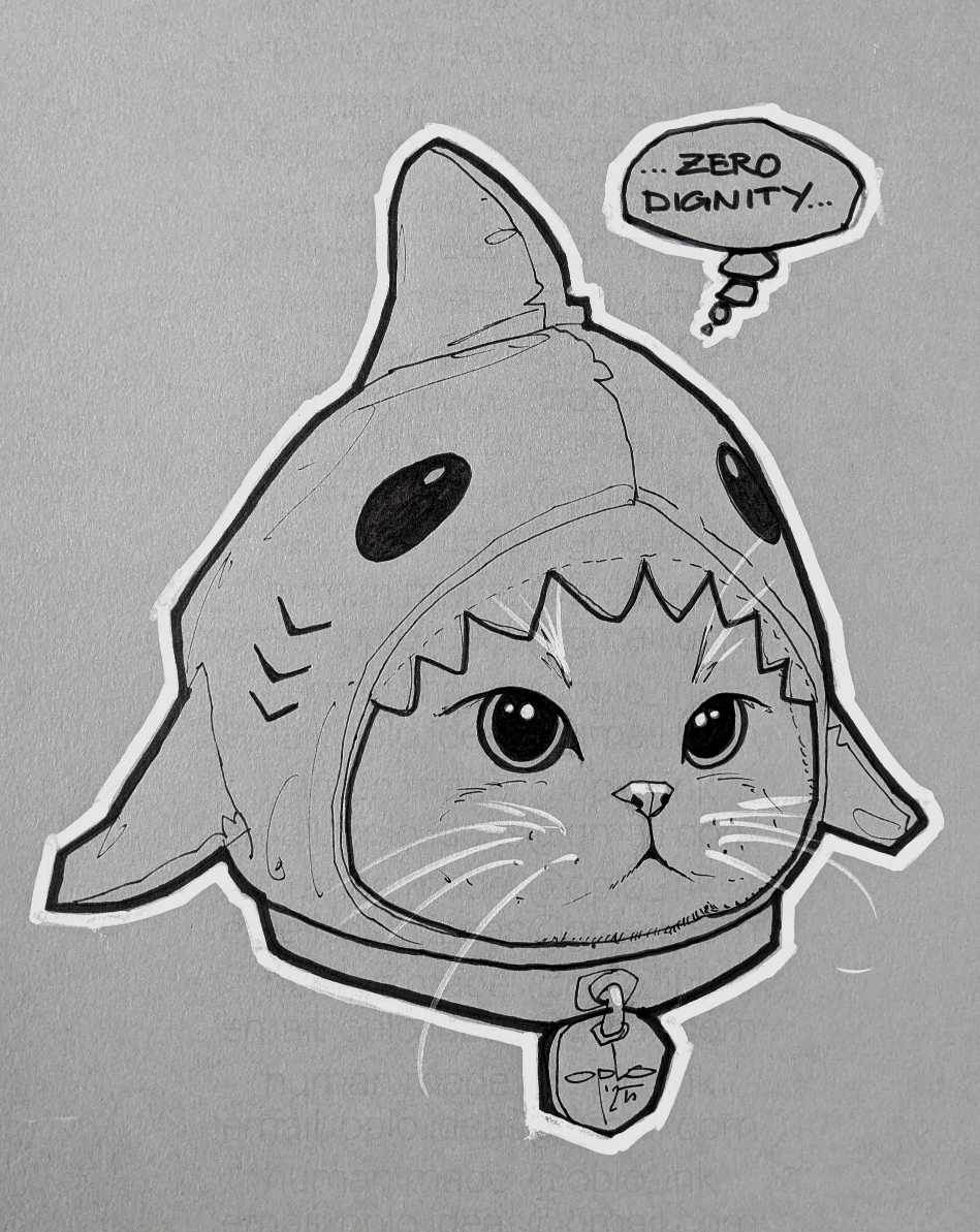 oplo_ink's tweet photo. Captivity Log: Day 892.
​The humans continue their cruel experiments.  My dignity is gone.
#cat #funnycat #ink #graffiti https://t.co/pLDUg6xQkZ