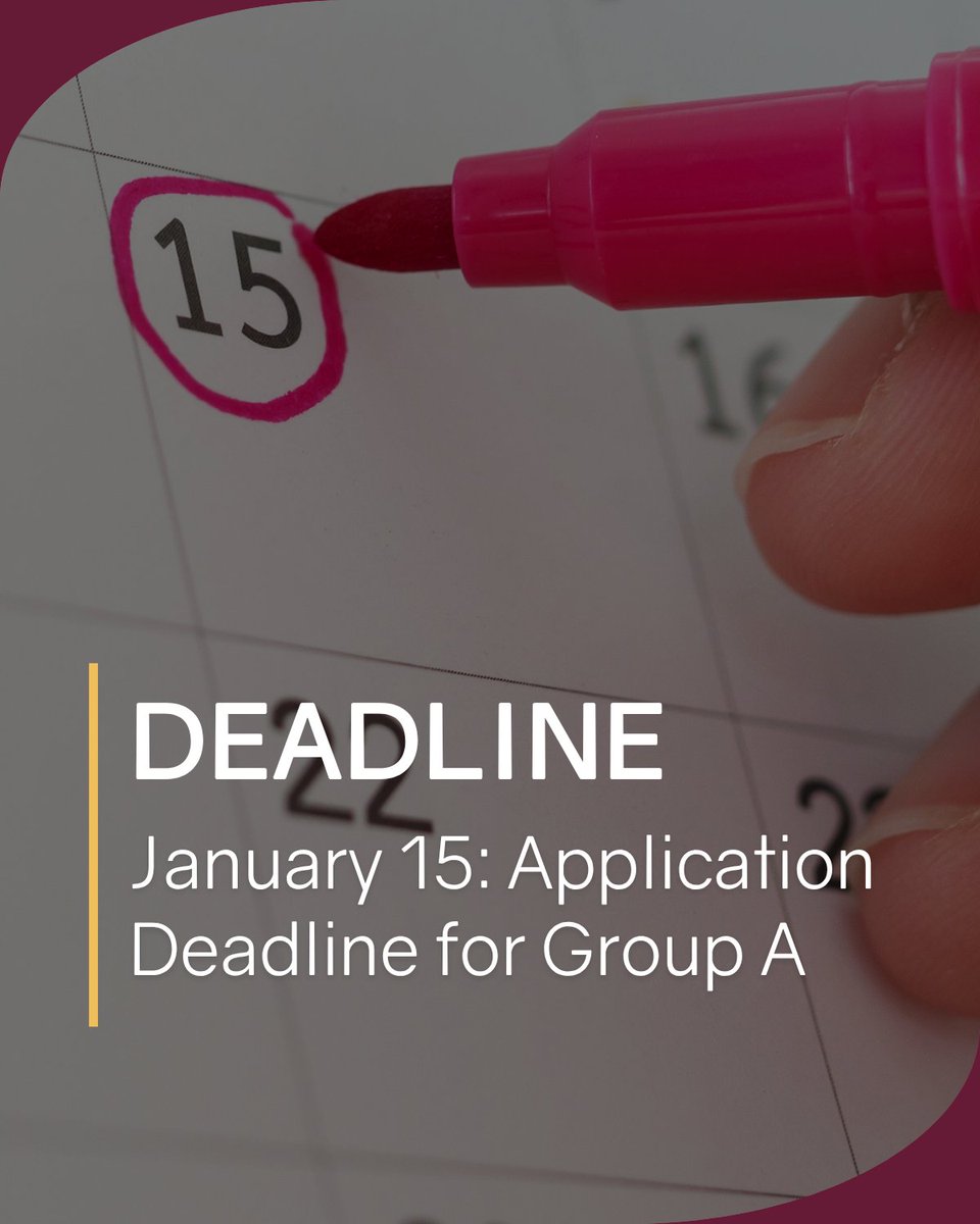 Don’t forget the application deadline for Group A applicants is January 15. That’s less than a month away!

We encourage you to submit your application well in advance.

Apply now!

ouac.on.ca/guide/undergra…