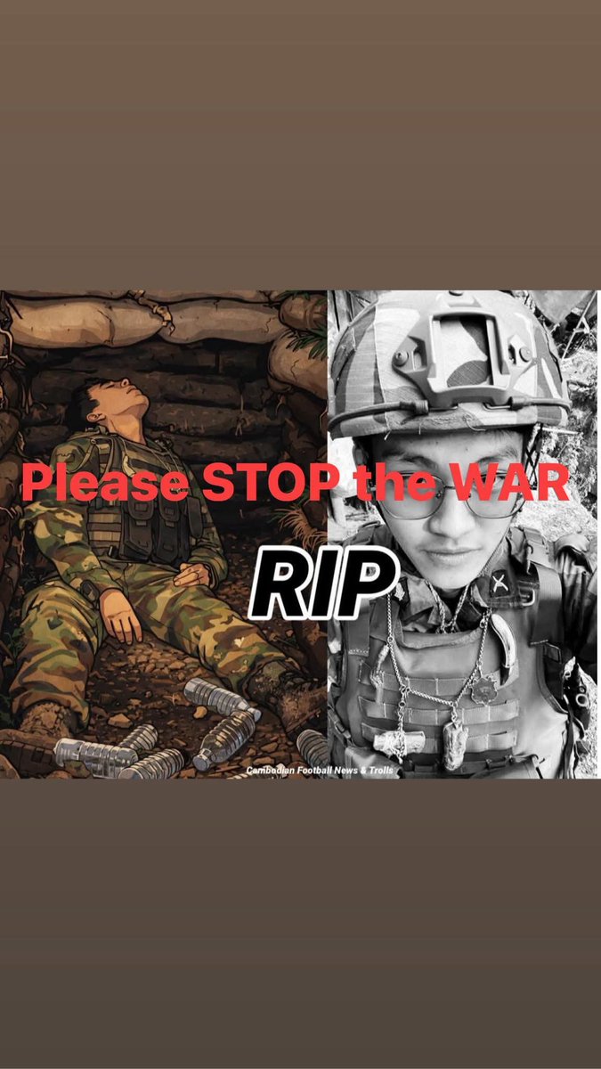 KimVyofJuniel's tweet photo. PLEASE STOP THE WAR, RIGHT NOW
the people who suffer is soldiers and our civilians NOT YOU THAILAND PRIME MINISTER “ANUTIN”!
#CambodiaNeedsPeace https://t.co/pPGuvucXeZ