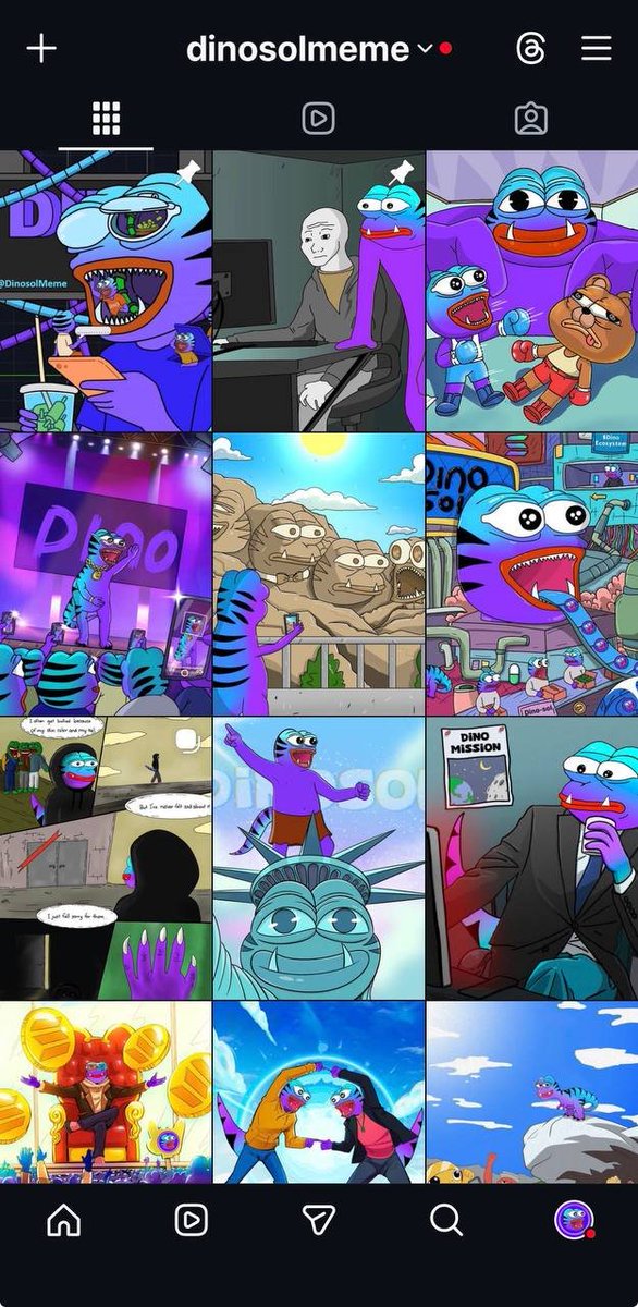 DinosolMeme's tweet image. 📸 Just opened Instagram. Stay tuned, something is coming soon... $dino

instagram.com/dinosolmeme