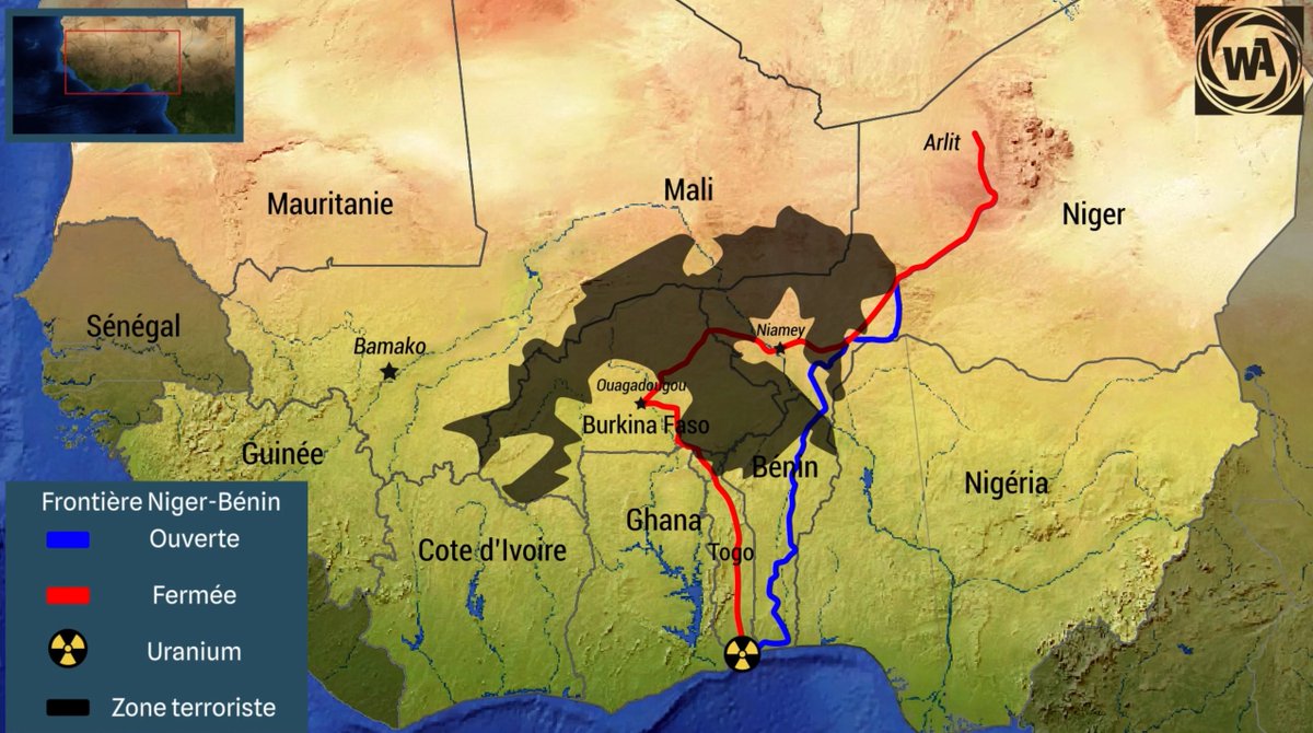 [NEW ARTICLE] 

Yellowcake: Which Dangers and Stakes Lie Ahead for the Uranium Convoy?

🔸In November 2025, a massive convoy carrying nearly 1,000 tons of yellowcake departs from northern Niger 🇳🇪 in an explosive context.
Amid a contested nationalization of Orano, violations of