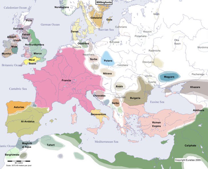 It’s always such a shock to me when some people accept the Franks as “Romans”, the descendants of those who helped destroy the Roman west, but casually deny the actual continuity of the Roman Empire in the east that just stayed in place.