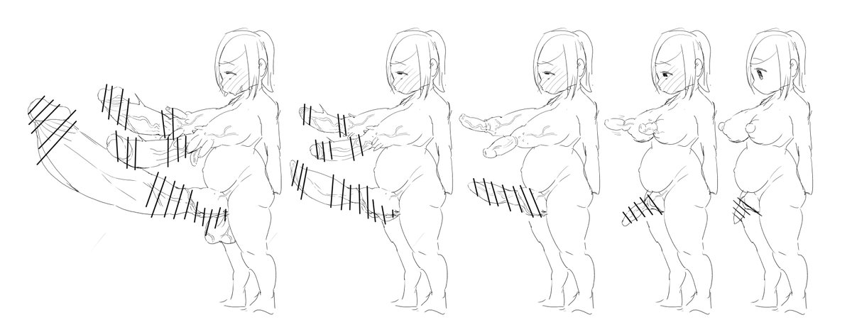 ふたなりチクチン化※閲覧注意
奇形に踏み入れてるシークエンス 