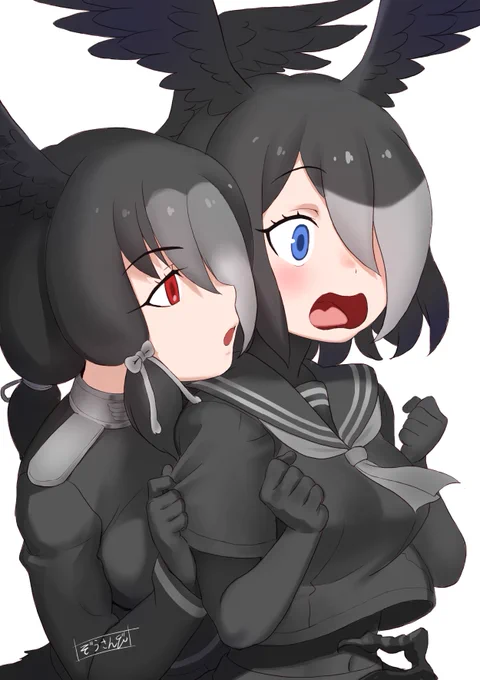 #けものフレンズ 「カァアアア〜〜〜」